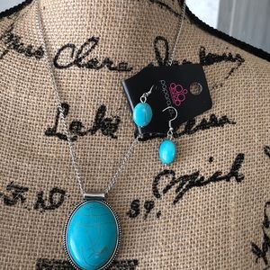 Earrings and pendant set